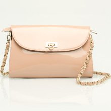 Le Chateau - Patent Leather Shoulder Bag