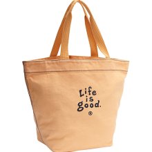 Life is good Essentials Tote LIG Tangerine Orange - Life is good Fabric Handbags