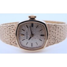 Like Condition 14k Gold Vintage Ladies Gold Rolex Watch