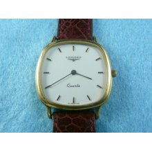 Longines 150 Swiss 7050 White Face Swiss Made L150.4 Quartz Men Watch