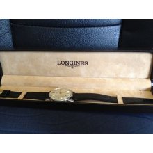 Longines Stainless Steel Manual Wind 1961 1962 & Display Box