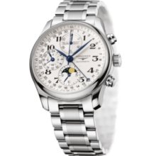 Longines Watch, Mens Silver-Tone Stainless Steel Bracelet L26734786
