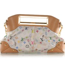 Louis Vuitton Multicolor Judy Gm Shoulder Bag Purse Handbag White Lv