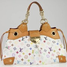 Louis Vuitton White Monogram Multicolore Ursula Bag