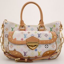 Louis Vuitton White Multicolor Monogram Rita Bag