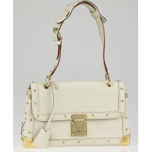 Louis Vuitton White Suhali Leather Le Talenteuex Bag