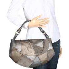 Lucky Brand Sunset Junction Metallic Leather Hobo Handbag Purse $189