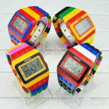 Luxury Colorful Watches Men's Women Watches Stylish Candy Jelly Shho