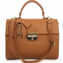 [made In Korea]women's Genuine Leather Sorbet Satchel Tote Shoulder Bag Handbag