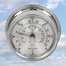 Maestro Wind Monitor W Chrome Case & Silver Dial - Ma-a-chrome