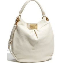 Marc By Marc Jacobs Hillier Beige Leather Hobo Gold Hardware Bag $398+tax