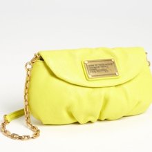 MARC by Marc Jacobs 'Classic Q - Karlie' Crossbody Flap Bag, Small Citron