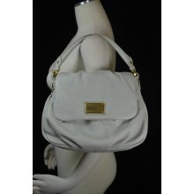 Marc By Marc Jacobs Classic Q Lil Ukita Oyster Grey Pale Beige Ivory Bag