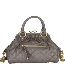 marc jacobs: dove grey top handle bag