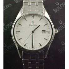 Men's Bulova Stainless Steel Watch 96b119