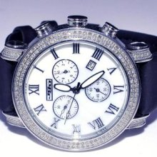 Mens Diamond watch JoJo Classic 1ct Diamond Estate MOP Dial 2 rows