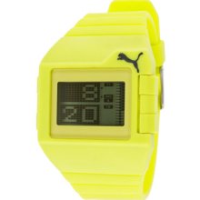 Men's Don't Run Out Of Steam Digital Multi-Function Lime Rubber ...