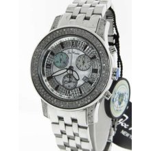 Men's Joe Rodeo Diamond Steel Watch J2027 1.50ct