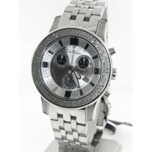 Men's Joe Rodeo Diamond Steel Watch J2029 1.50ct