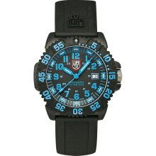 Men's Luminox Navy SEAL Colormark 3050 Series Black/Blue Watch