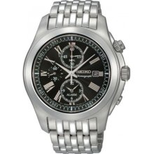 Mens Seiko Chronograph Watch - Snae31p1