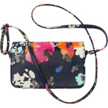 Merona Floral Crossbody Handbag - Navy