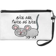 Mice Are Twice As Nice Wristlet Clutches