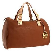 Michael Kors Grayson Large Leather Satchel Bag