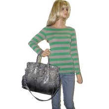 Michael Kors Hamilton Tote Large Leather Ombre Python Snake Bag