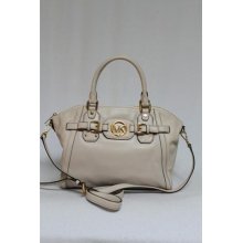 Michael Kors Hudson Vanilla Satchel Bag