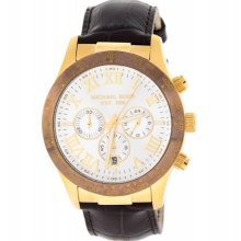 Michael Kors MK8163 Layton Chronograph Silver Dial Watch