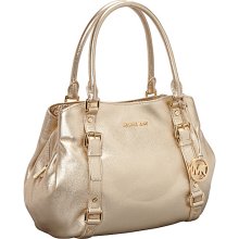 MICHAEL Michael Kors Bedford Large EW Satchel Pale Gold