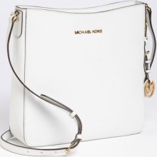 MICHAEL Michael Kors 'Jet Set - Large' Crossbody Bag Optic White