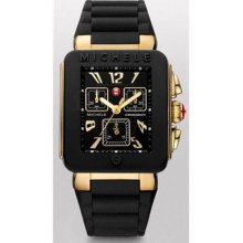 Michele MWW06L000015 Women's 'Park Jelly Bean' Gold Tone and Black
