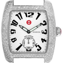 MICHELE 'Urban Mini Diamond' Watch Case Silver Diamond