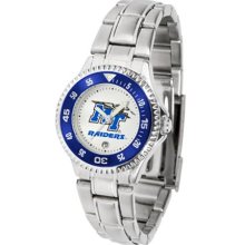 Middle Tennessee State MTSU Womens Competitor Steel Band Watch
