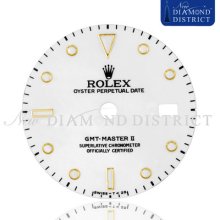 Mother Of Pearl & White Onyx Gemstone Dial For Rolex Gmt Master Ii Watch