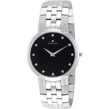 Movado Men's Diamond Faceto Stainless Steel