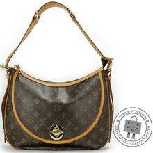 Mprs Louis Vuitton M40075 Monogram Tulum Brown Canvas Shoulder Bag Ghw