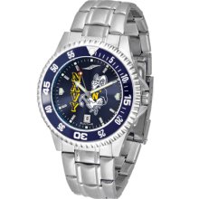 Navy Midshipmen Competitor AnoChrome Steel Band Watch