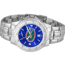 NCAA University of Florida Mens Stainless Watch COMPM-A-FLG - DEALER
