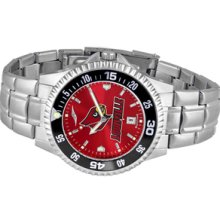 NCAA University of Louisville Mens Stainless Watch COMPM-AC-LOC - DEALER