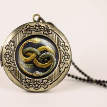 neverending story bastian atreyu gmork falkor fantasia vintage pendant locket necklace - ready for gifting - buy 3 get 4th one free