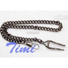 New Men Quartz Skeleton Pocket Watch Chain Antique