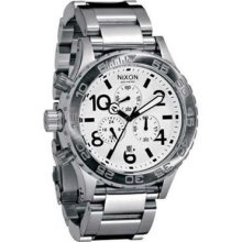 NEW Nixon 42-20 Chronograph White Quartz Watch - A037100