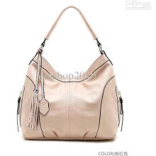 New Tassel Shoulder Bag Real Cowhide Leather 100%purses Tote Bags Ha