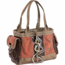 Nicole Lee P3351-OR Suzys Naomi Neutral Works Satchel - Orange