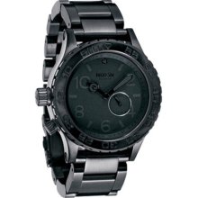 Nixon 42-20 Tide Lefty Divers Rotating Bezel Black Ss Mens Watch A035001