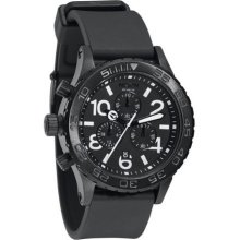 Nixon 42-20 Tide Chonograph All Black