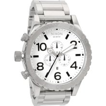 Nixon 51 - 30 Chrono Watch (Colour: White)